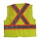 Radians Hi-Vis Econ TpR/Cl2 Msh XBk Vest/2Tn Trm-Grn-M SV22X-2ZGM-M - alternate 4